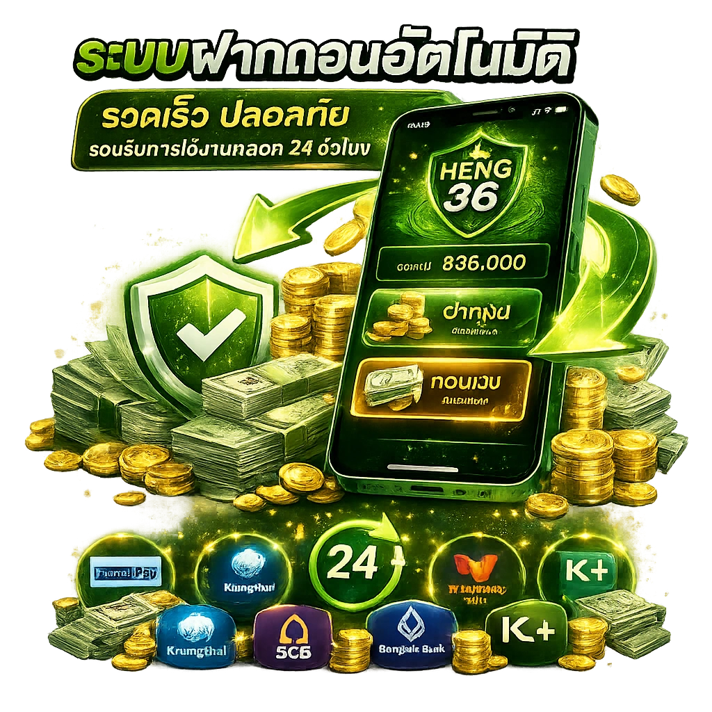 ะบบฝากถอนอัตโนมัติ รวดเร็ว ปลอดภัย รองรับการใช้งานตลอด 24 ชั่วโมง
